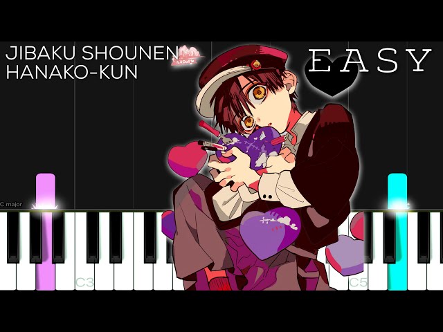 Jibaku Shounen Hanako-kun OP - No.7 | EASY Piano Tutorial