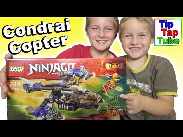 Lego Ninjago 70746 Condrai Copter Spielzeug Unboxing & Aufbau (Zeitraffer) Kinderkanal
