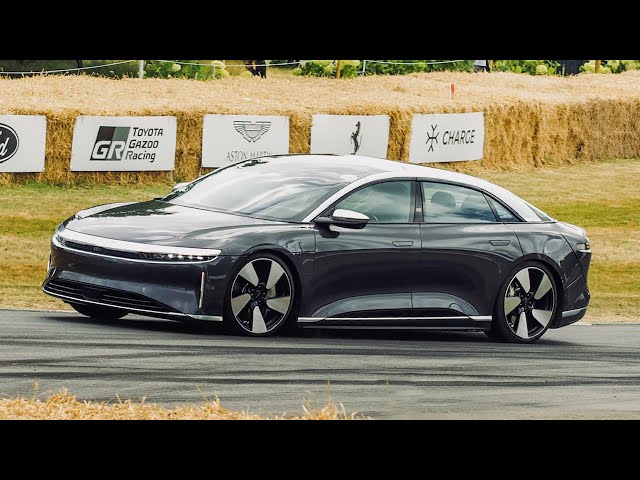FULL SEND! THE STIG Drives 1,150hp LUCID AIR at Goodwood Festival of Speed