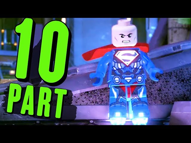 LEGO DC Super Villains Walkthrough Gameplay Part 10 - Lex Luthor & Grid