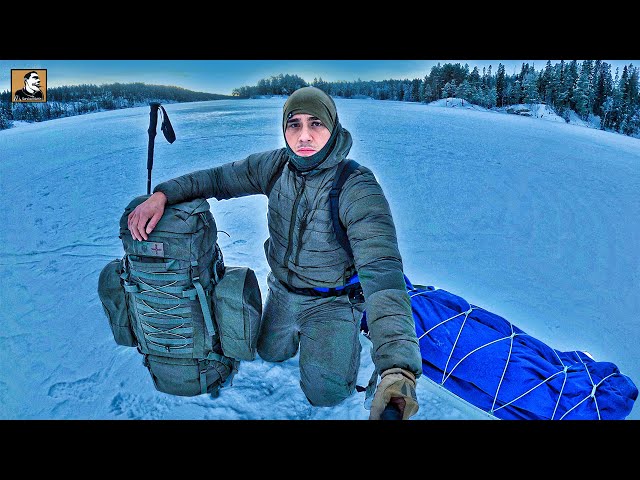 Ausrüstung bei -20°C für 3 Tage Winter in SCHWEDEN | Survival Mattin