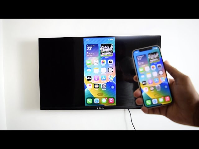 Screen Mirror iPhone to Smart TV Wirelessly!(No Cable Required)
