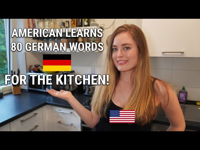 American Learns German Words for the Kitchen! | 🇩🇪vs 🇺🇸Kitchen Cultural Differences!