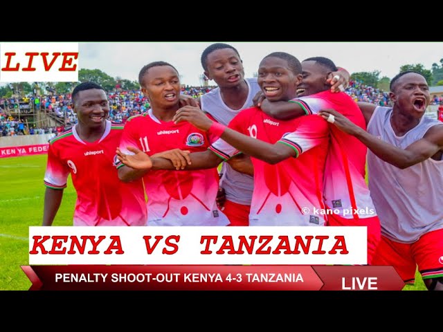 Kenya VS Tanzania 4-3 Penalty shoot-out! Kenya Progresses to CECAFA U18 finals!!