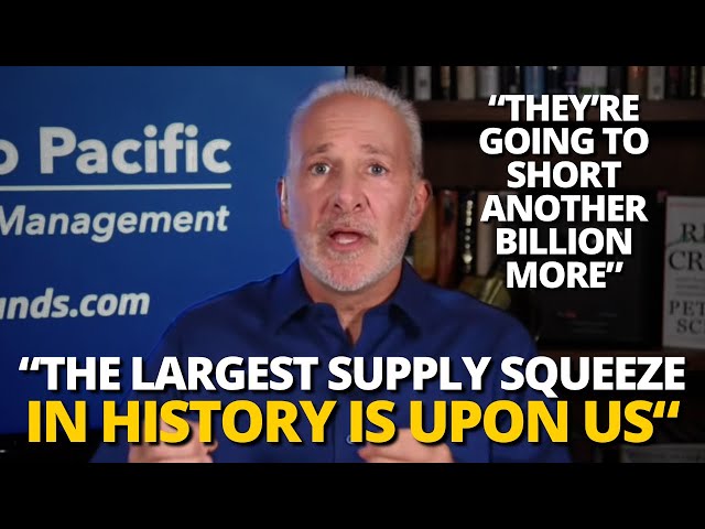 MINS AGO! World Banks SHORTED Billions Of Gold Meaning A Supply Squeeze Is Coming | Peter Schiff