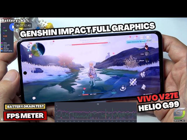Vivo V27e test game Genshin Impact | Low, Lowest, Medium, High and Highest 60 FPS