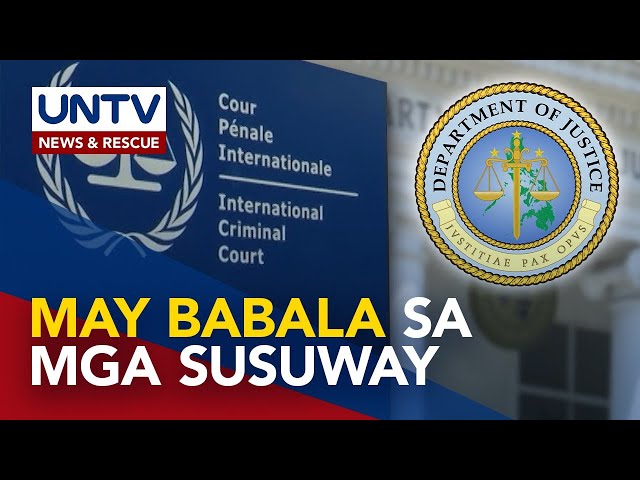 Gov’t officials na tutulong sa ICC probe vs Duterte drug war, maaaring kasuhan – DOJ