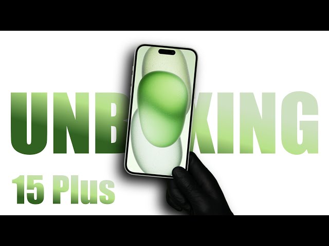 Apple iPhone 15 Plus Green - ASMR Unboxing