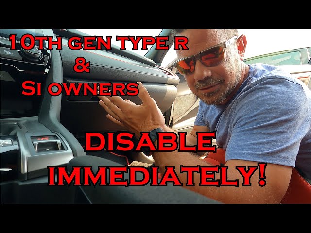 FAKE NOISE!!! How to disable the Adaptive Sound Control(ASC), 10th Gen Honda Civic Type R & Si