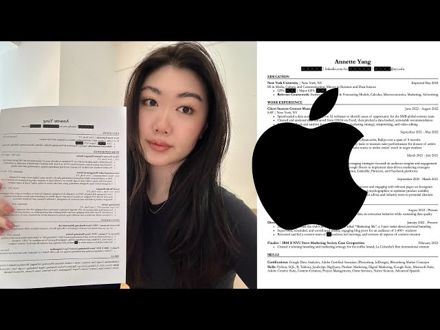The resume that got me into Apple