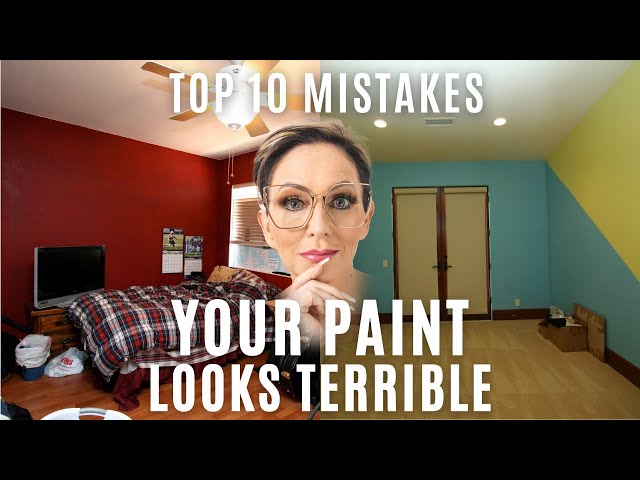 Your Paint Looks TERRIBLE 😱 | Top 10 Mistakes When PAINTING Your Home!