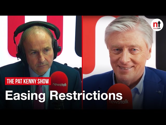 Taoiseach Micheál Martin on a "phased, cautious and responsible" easing restrictions
