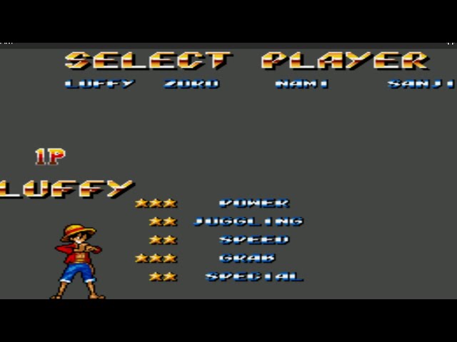 One Piece Pirate Warriors - Sega Genesis - Cheat Codes #emulator #cheatcodes #segagenesis