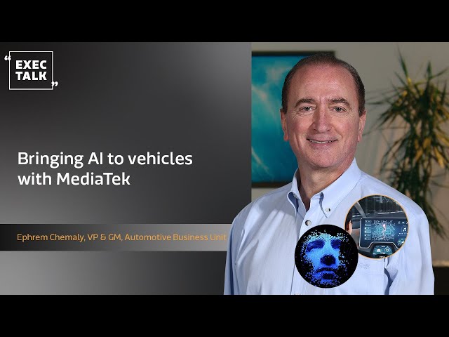 Bringing AI to vehicles with MediaTek