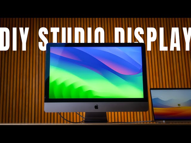 I Built The Apple Studio Alternative 5K Display - DIY