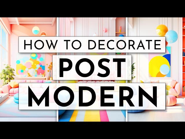HOW TO DECORATE POST MODERN - MOST CONTROVERSIAL DESIGN TREND OF THE DECADE? 🤯