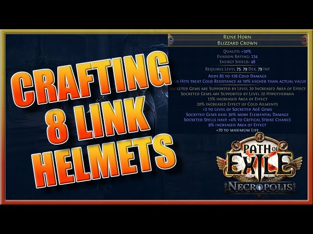 INFLUENCED ITEMS ARE BACK ON THE MENU! 8 Link Helmet Full Craft - PoE 3.24
