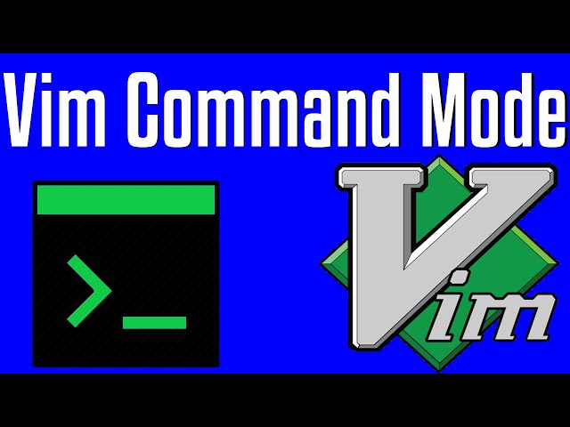 Vim Tutorial Part 5 - Command Mode