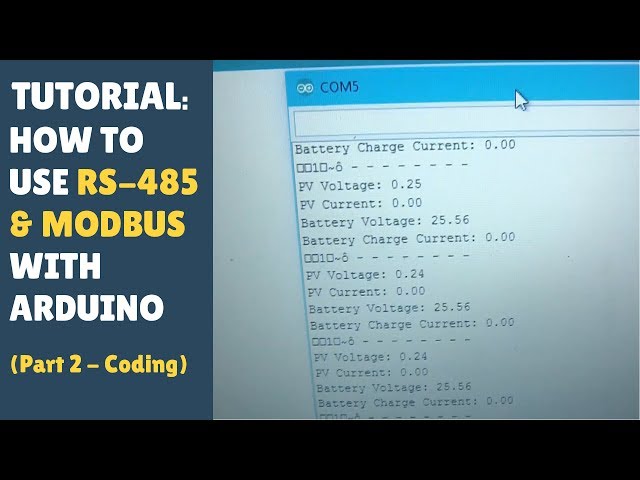 TUTORIAL: How To Use RS-485 TTL MODBUS - Arduino Controller Module (Part 2/2 - Wire Up) Solar