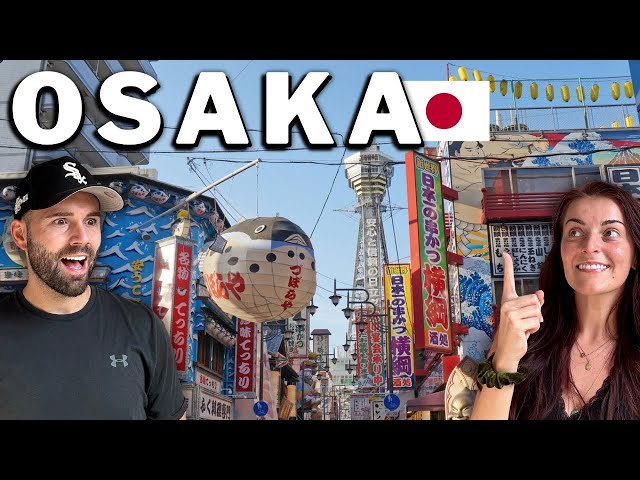 We explore the craziest street in Osaka 🇯🇵