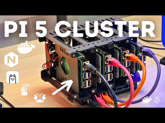 Creating a Supercomputer with a Raspberry Pi 5 Cluster and Docker Swarm!