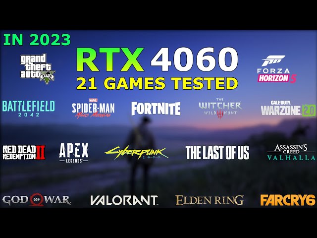 RTX 4060 Laptop Gaming Test - 21 Games Tested in 2023 - Enough for 1080P?