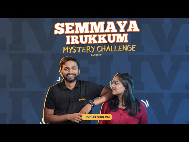 Mystery Challenge Edition ft Chef Aditya and Chef Mahika | Semmaya Irrukum | Cookd