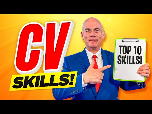TOP 10 SKILLS to put on a CV or RESUME! (CV & RESUME Writing TIPS!)