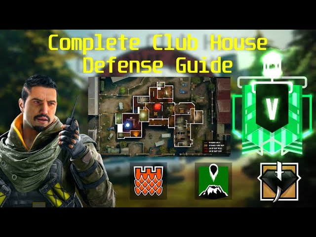 CLUB HOUSE COMPLETE DEFENSE GUIDE!!! (Setups, Callouts, and Strats)