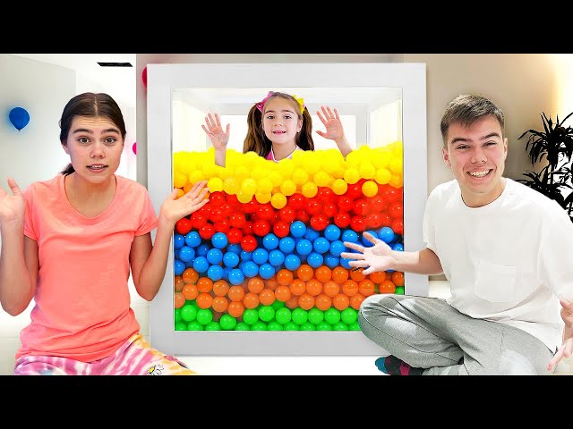 Nastya and Artem Cube Challenge and other Funny Kids Stories with baby Mia