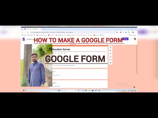 How to make a google form?