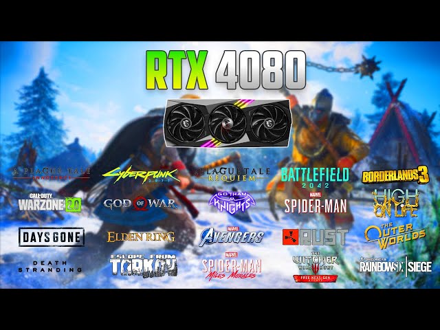 RTX 4080 16GB Test in 20 Games 4K - 1440P - 1080P
