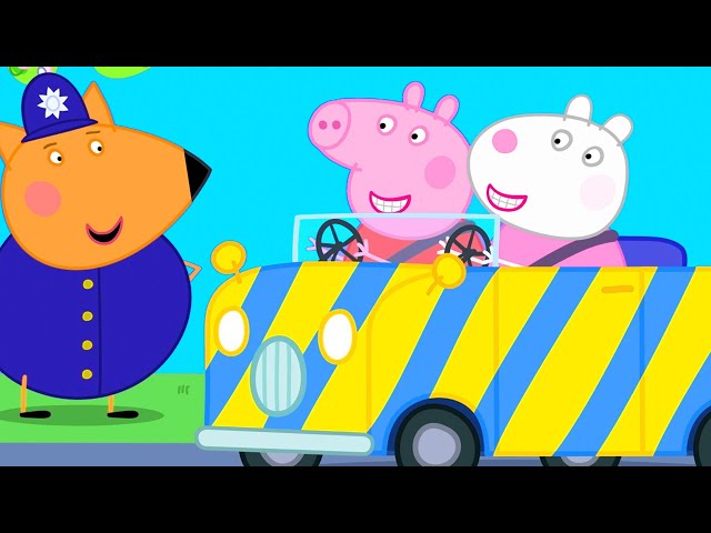 Peppa's Learns to Drive the Car | Family Kids Cartoon