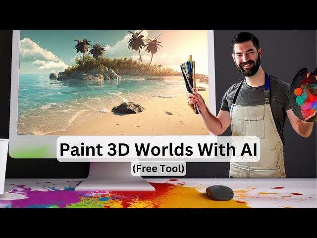 Free AI Art Tool Let's You Build 3D Worlds!