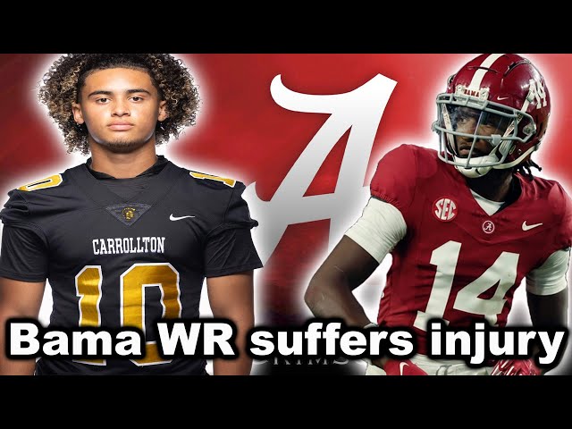 Alabama Football News: Bama WR Who Was In For A BIG Year Injured | Alabama PUSHING For MASSIVE Flip!
