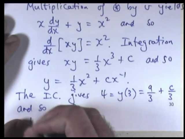How to solve linear differential equations