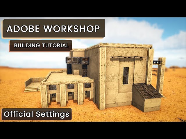 How To Build An Adobe Workshop | Ark: Survival Evolved