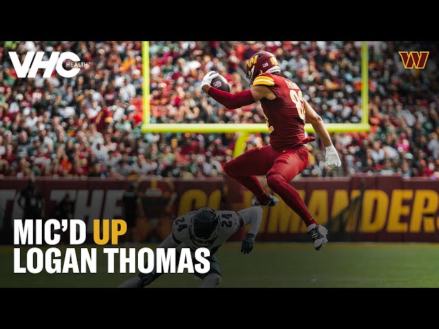 "I'm Mic'd Up So Everybody Got That" | Logan Thomas Was Wired for Sound vs. the Eagles | NFL Week 8