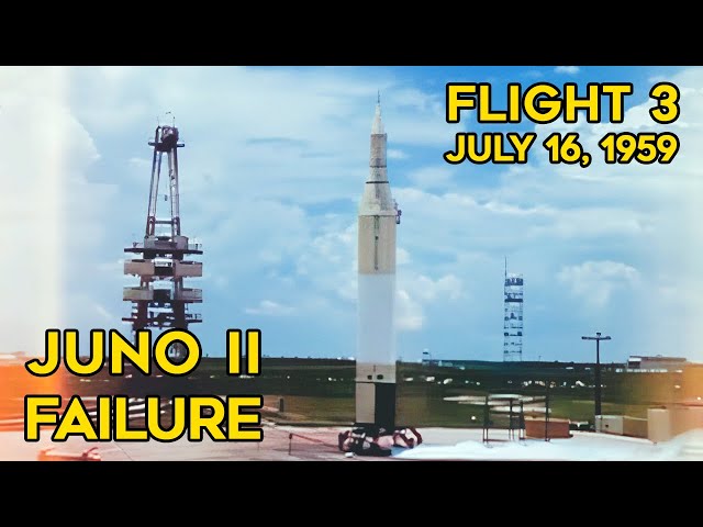 Juno II rocket failure -  3rd Flight,  AI upscale, multiple views, July 16 1959