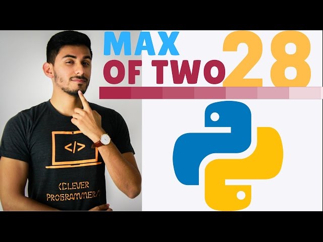 Learn Python Programming - 28 - Find the Bigger Guy (Exercise)