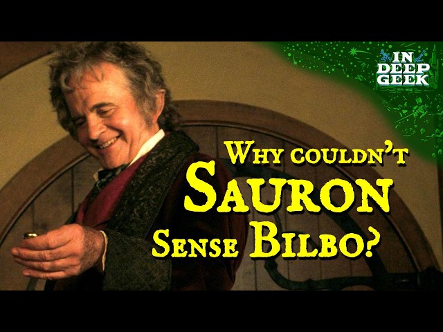 Why couldn't Sauron sense Bilbo?