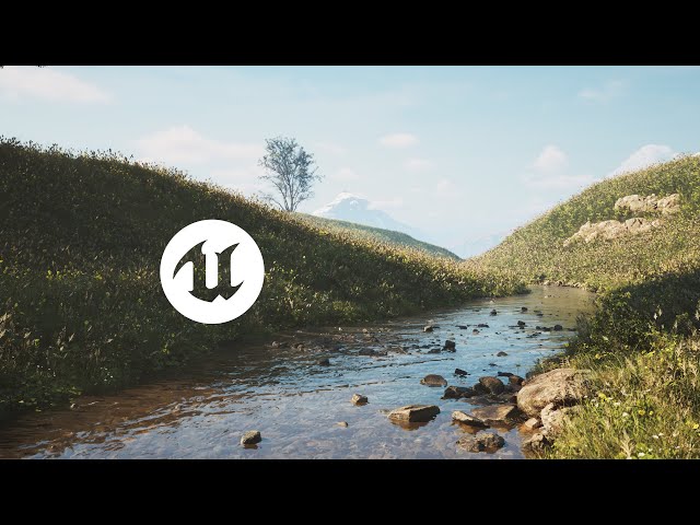 Virtual Meadow Creek | UE5 [4K]