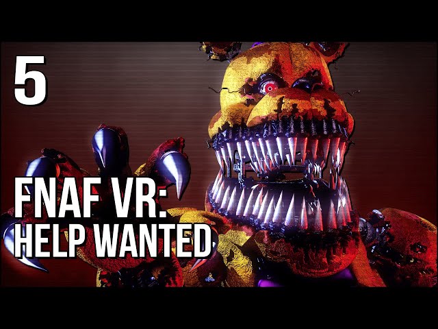 FNAF VR | Part 5 | QUIET! Nightmare Fredbear Is Here...