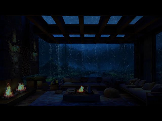 Rain Water and Thunderstorm Sounds for Deep Sleep and Tranquility