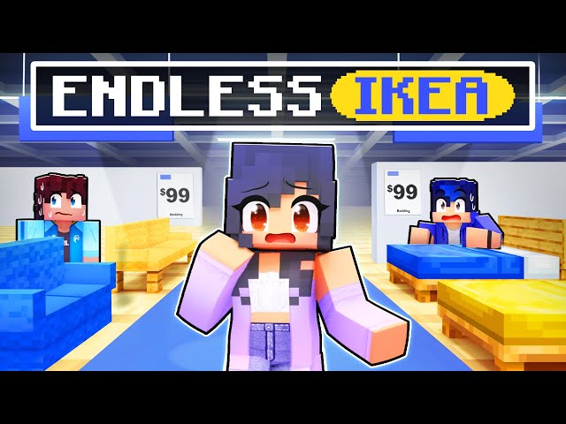 TRAPPED in an ENDLESS IKEA in Minecraft!