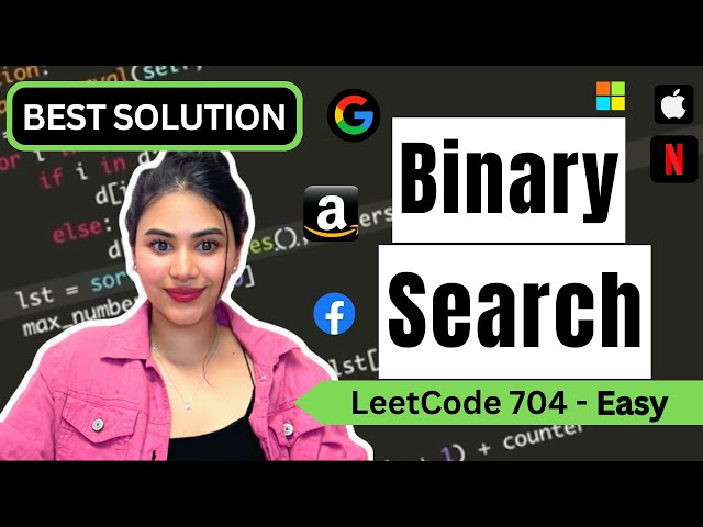 Binary Search - LeetCode  704 - Python