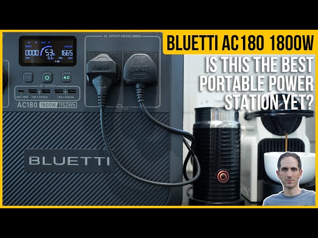 Bluetti AC180 Review | Best 1800W Power Station Solar Generator? | + Bluetti 350W PV350 Solar Panel