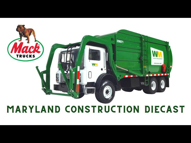 Mack Garbage Truck Waste Management Terrapro 1/34 Scale Diecast First Gear