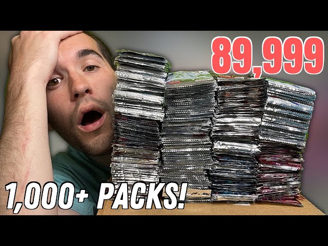 Opening GHOSTS Until I hit 90,000 Subscribers (1,000+ Packs)