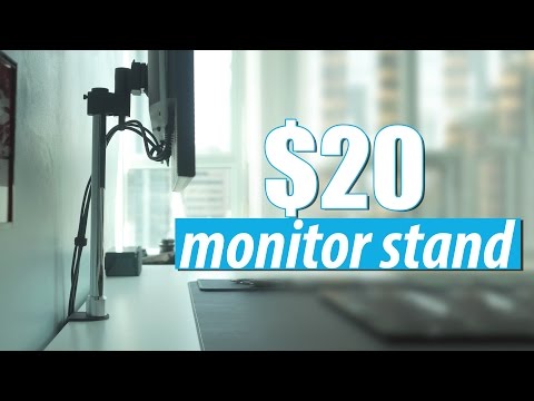 $20 Monitor Arm Stand Review - Amazing Value and Looks Awesome!